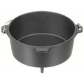 MFH Dutch Oven Feuertopf Gusseisen 3,8 l mit Deckel-Pfanne