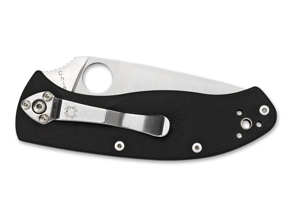 Spyderco Tenacious Klappmesser Satin Plain, G10-Griff