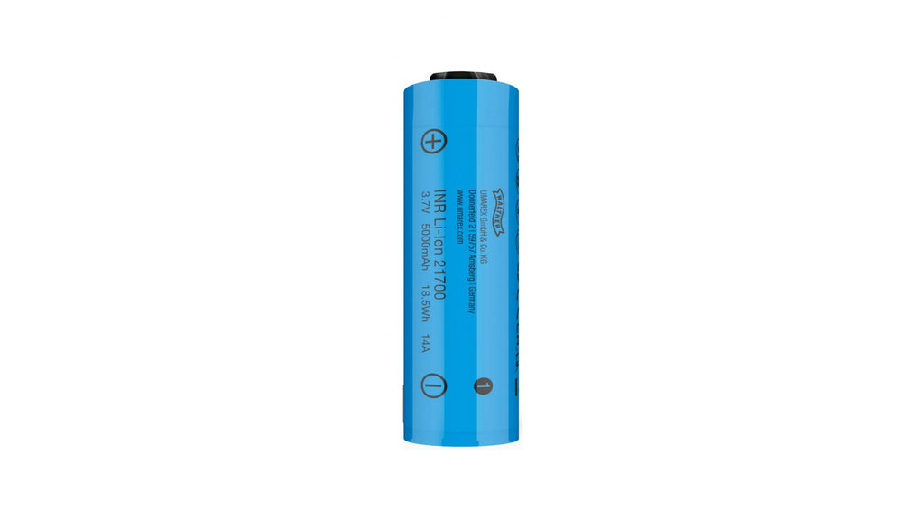 Walther 21700 Li-Ion Akku 5000 mAh mit Dreifach-Schutz
