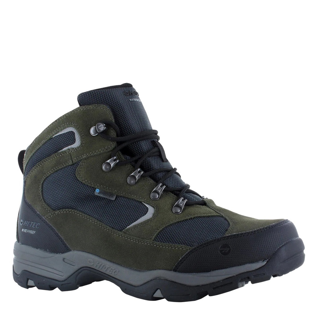 Hi-Tec Storm WP Wanderstiefel Olive/Grey/Black wasserdicht