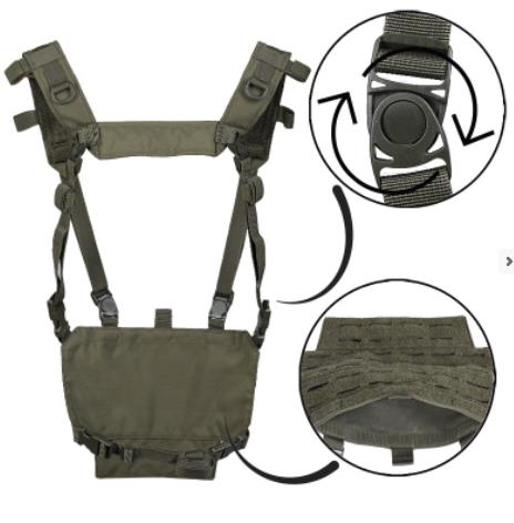 CHEST RIG LIGHTWEIGHT OLIV/SCHWARZ