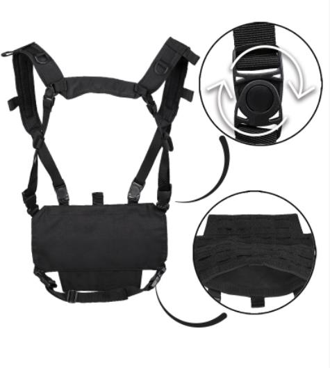 CHEST RIG LIGHTWEIGHT OLIV/SCHWARZ