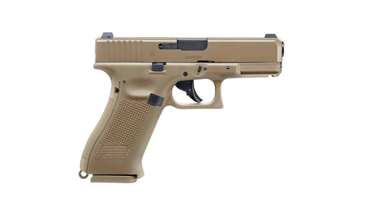GLOCK 19X 4,5 mm (.177) BB, CO₂, < 3,0 J, Coyote