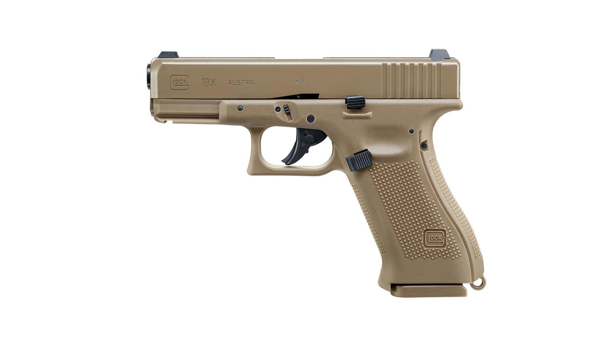 GLOCK 19X 4,5 mm (.177) BB, CO₂, < 3,0 J, Coyote