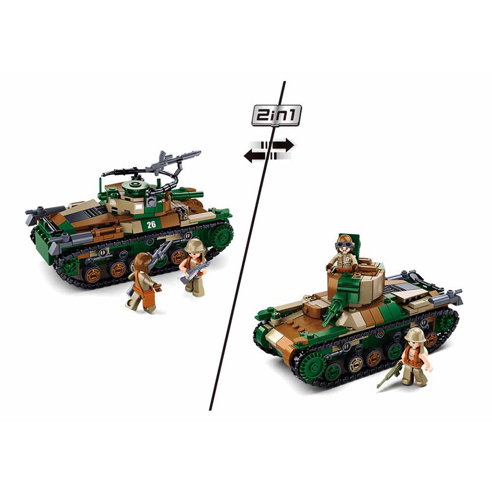Sluban WWII Type 97 medium tank M38-1107 #16182