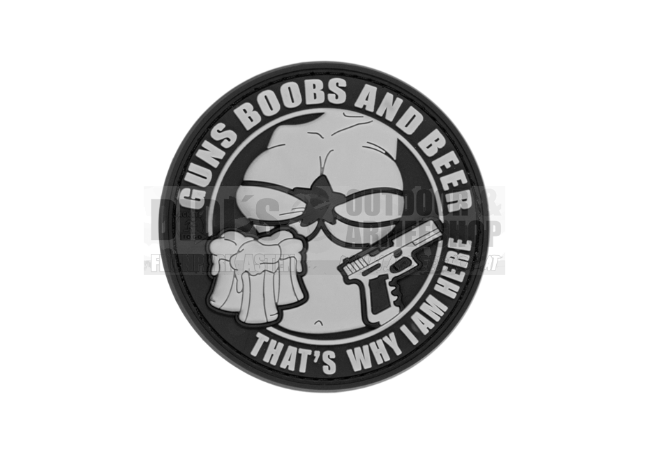 Guns Boobs and Beer Rubber Patch