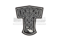 Thors Hammer Dragon Rubber Patch