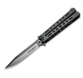 Böker Magnum Balisong Butterfly-Messer, taktisch grau