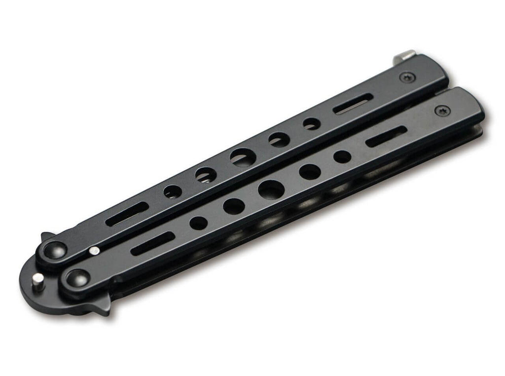 Böker Magnum Balisong Butterfly-Messer, taktisch grau