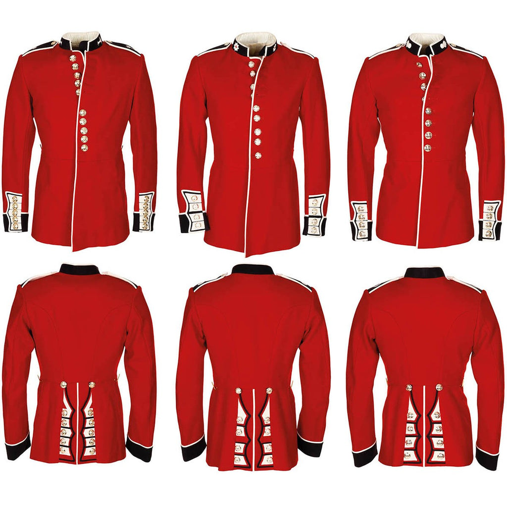 Britische Paradejacke Wolle rot – Original Militär, neuwertig
