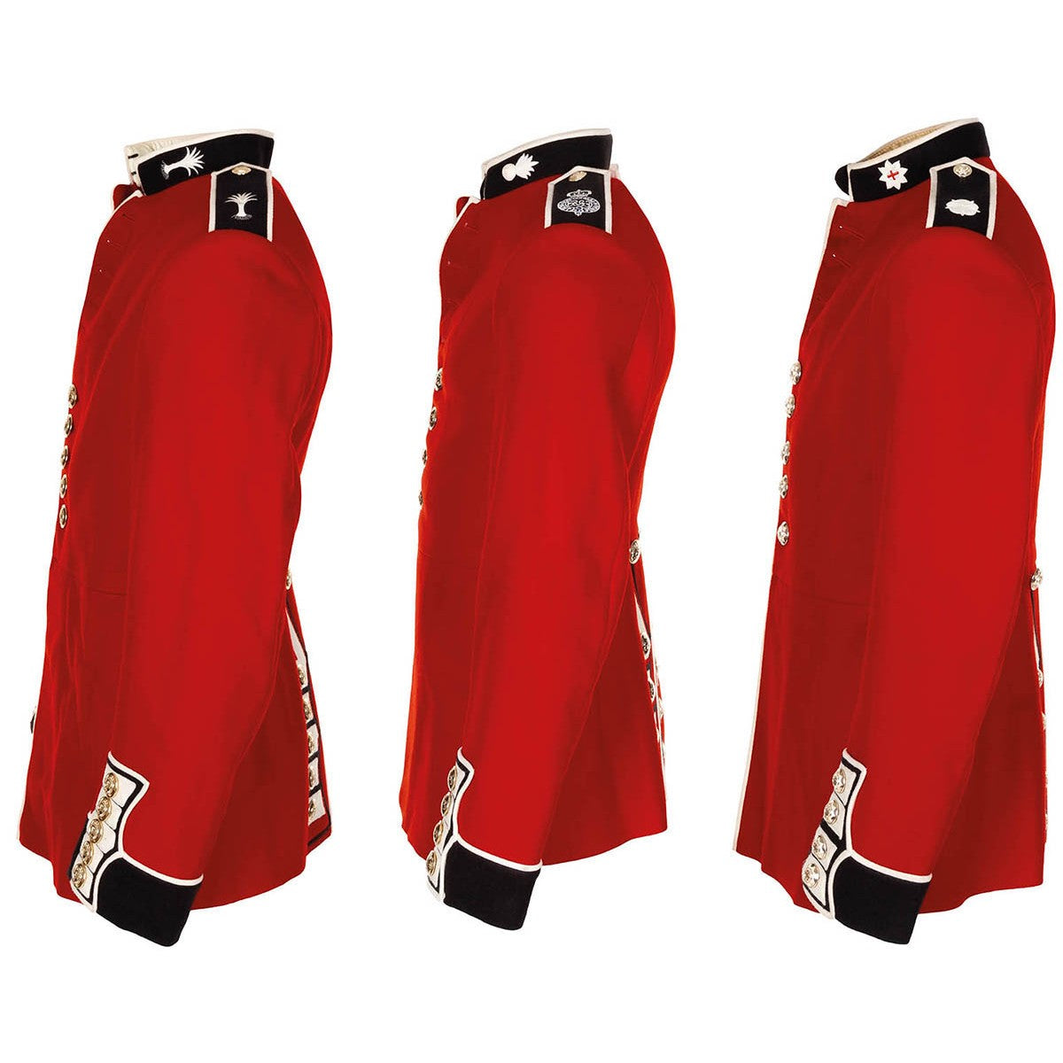 Britische Paradejacke Wolle rot – Original Militär, neuwertig