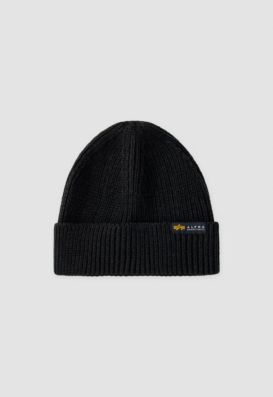 Alpha Industries Beanie Rollmütze 100% Acryl – div. Farben