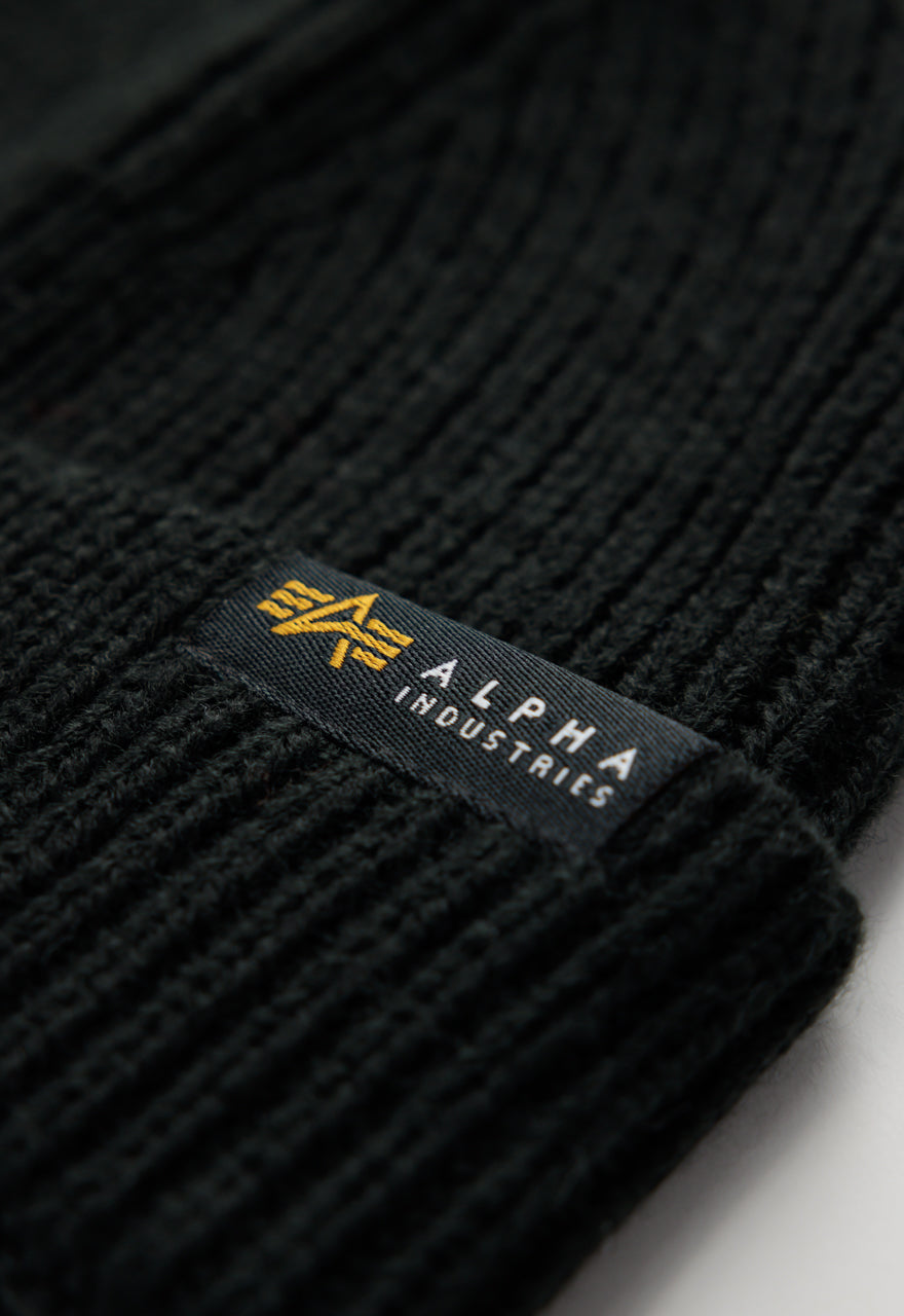 Alpha Industries Beanie Rollmütze 100% Acryl – div. Farben