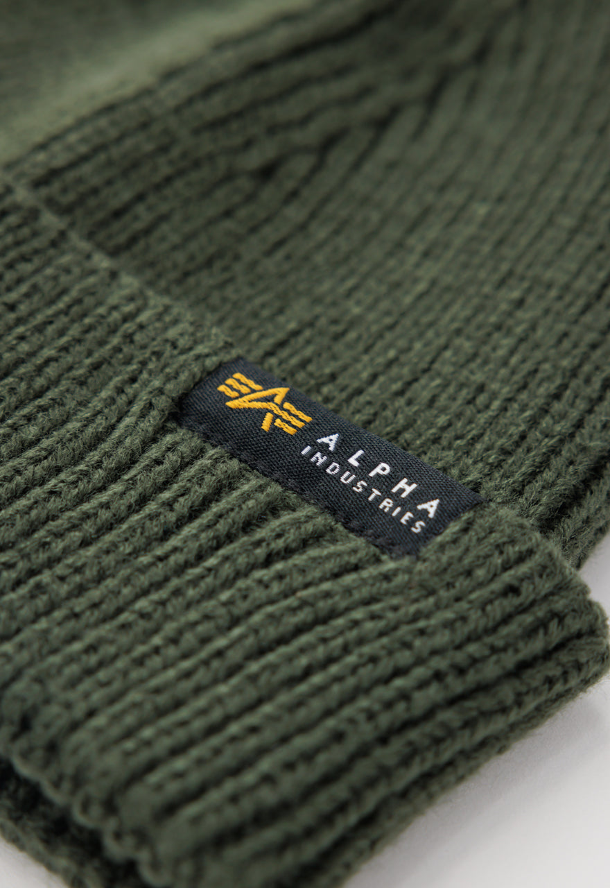 Alpha Industries Beanie Rollmütze 100% Acryl – div. Farben