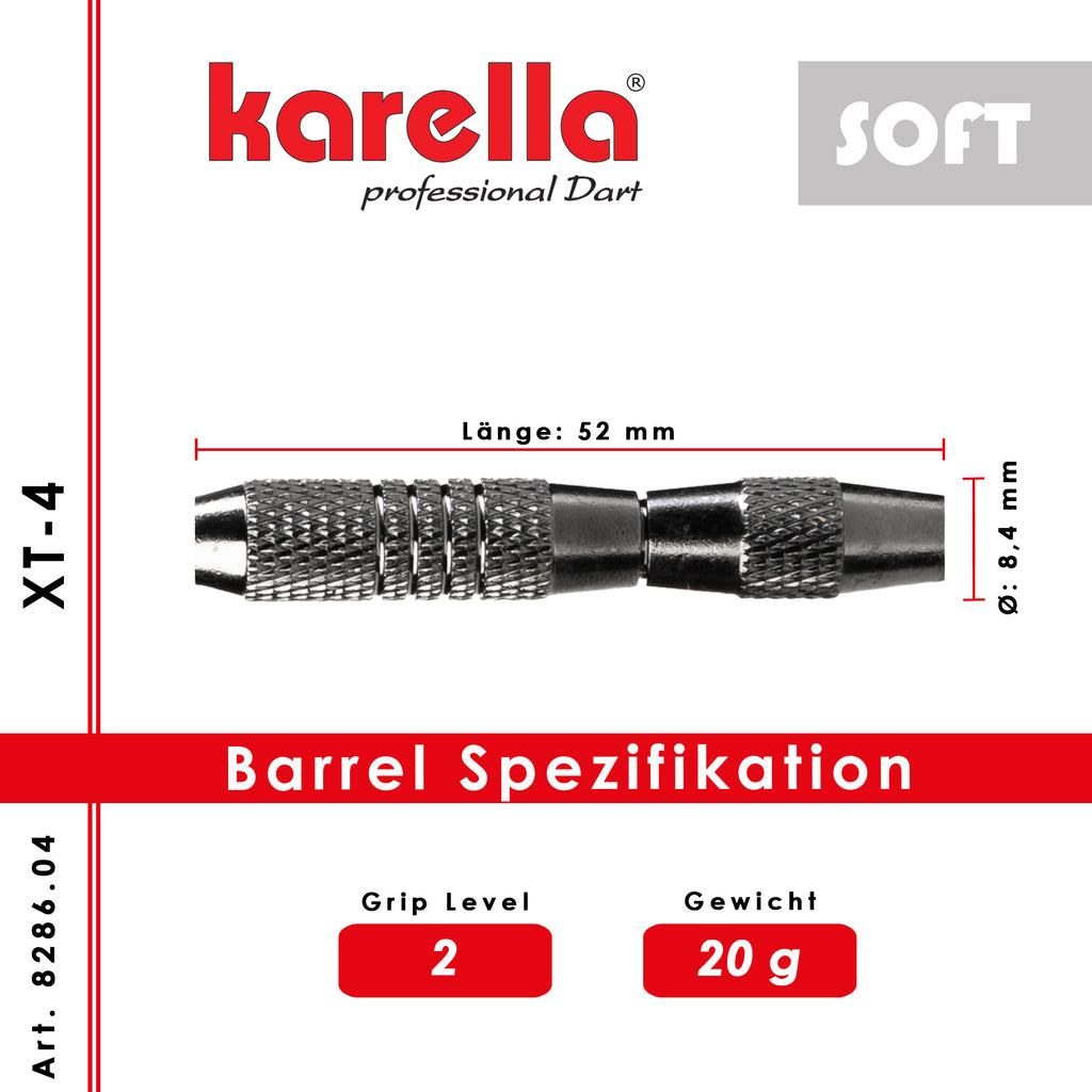 Karella XT-4 Softdart 18g – Einsteiger & Hobbyspieler