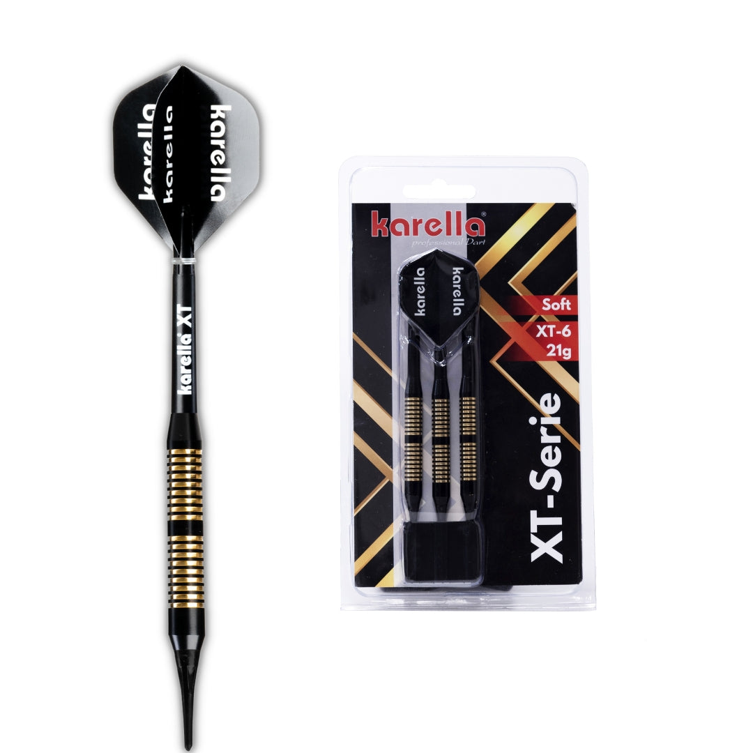 Karella XT-6 Softdart 21g – Zylinderbarrel mit Griffmulde