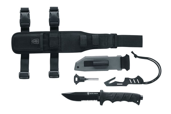 Elite Force EF703 Survival Kit - Messer mit durchgehendem Erl