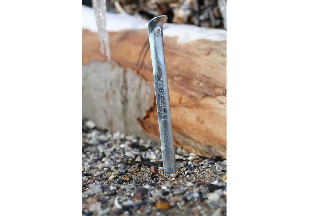 Nordisk Stahlhering V-Form 6er Set – 2 mm verzinkter Stahl