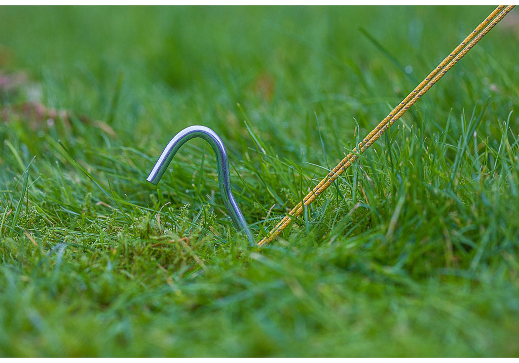 Nordisk Stahlspieß Hering 10er Set – 5 mm verzinkter Stahl