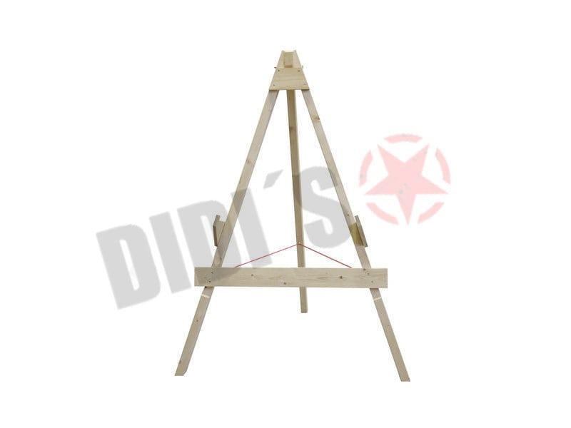JVD Holz Zielscheibenständer Small – 3-Bein, bis 70 cm