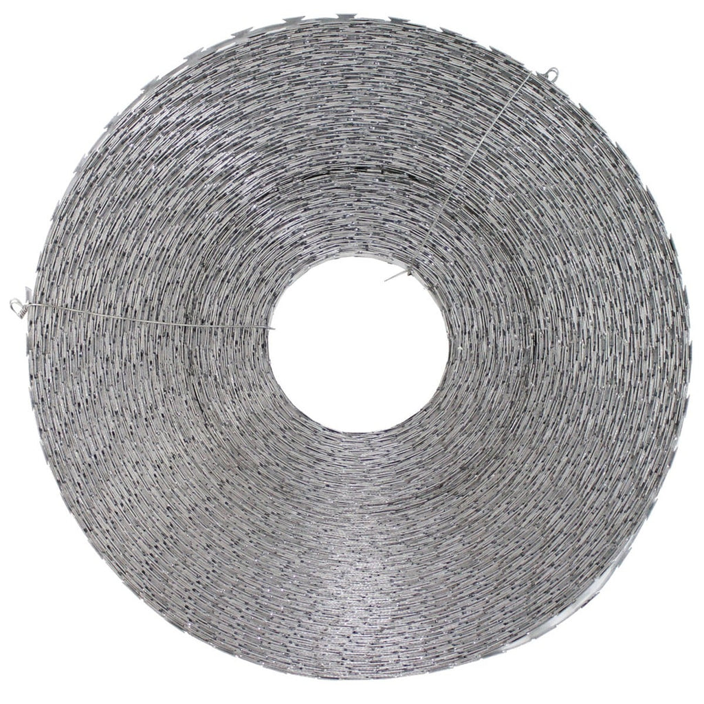 MFH Band-Stacheldraht (NATO-Draht) verzinkt, ca. 120 m Rolle