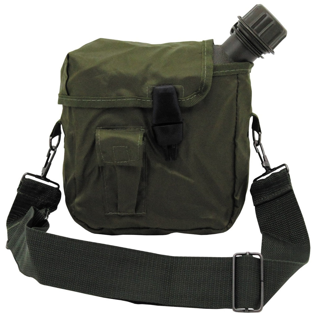 US Feldflasche m. Hülle 2Q.