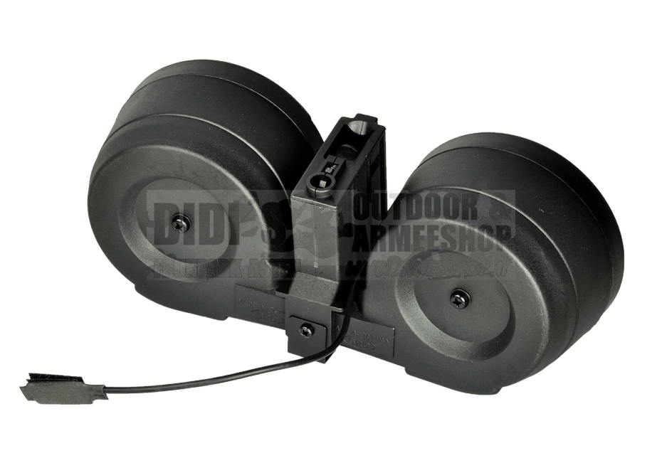 C-Mag M4/M16 Trommelmagazin – elektrisch, 2000 Schuss