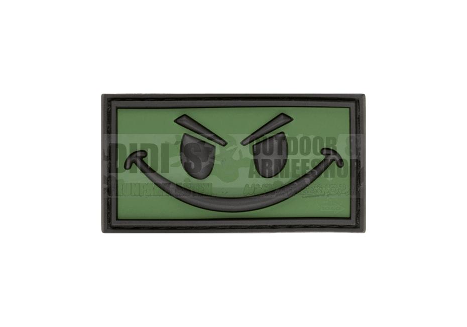 Evil Smile Rubber Patch - Div. Farben