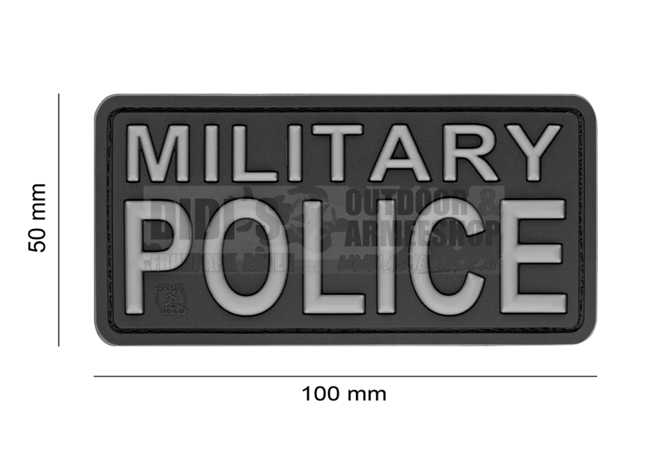 Military Police Rubber Patch - Div. Farben