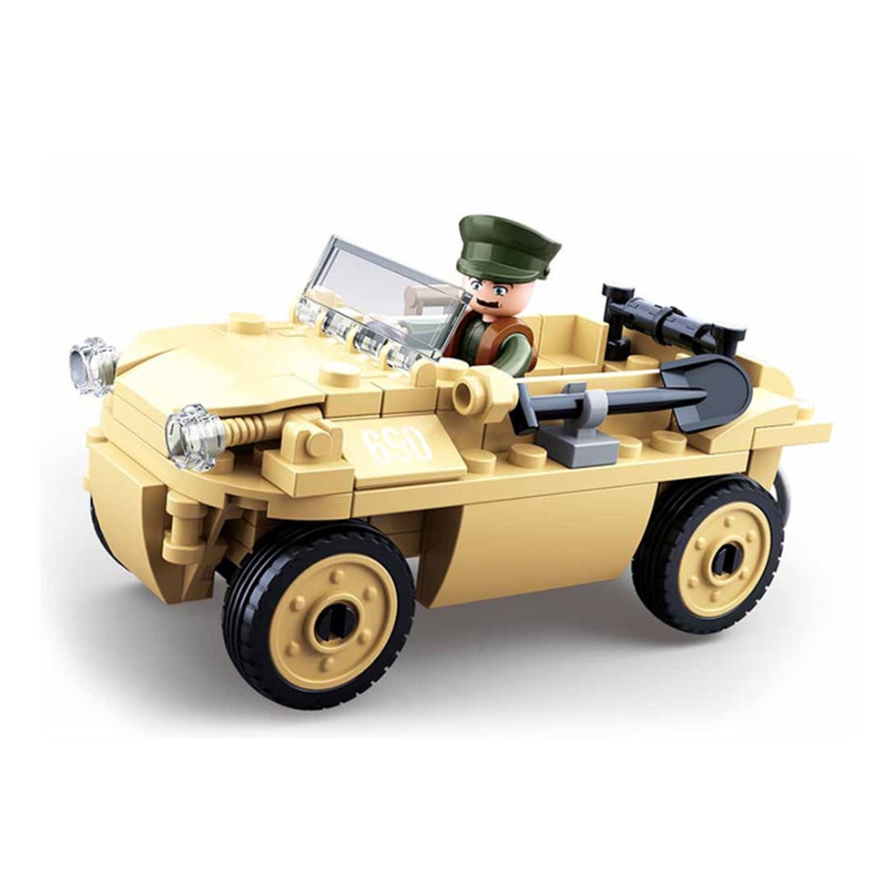 Sluban WWII Dt. Amphibius Fahrzeug