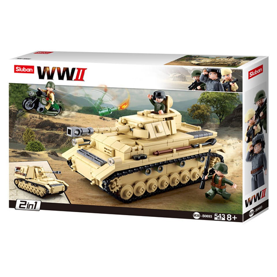 Sluban WWII German Tank