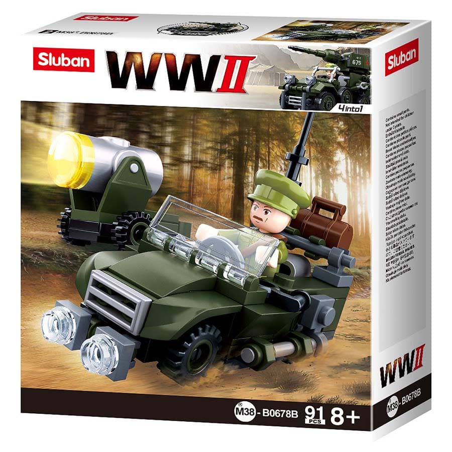 Sluban WWII 4in1 Model Car