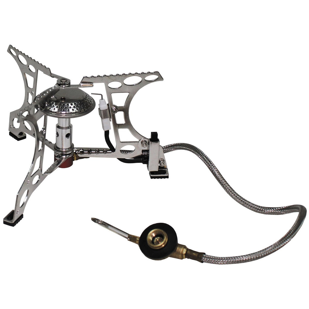 MFH Gaskocher mit Schlauch – 3000 W, Edelstahlbrenner, 220 g