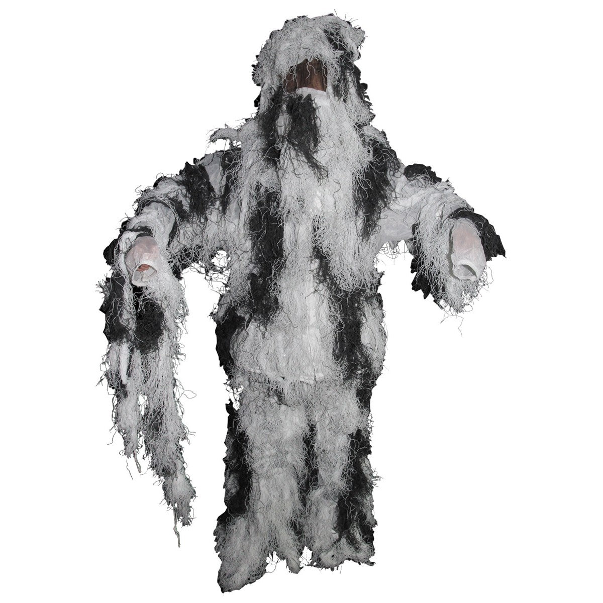 MFH Ghillie Suit 4-teilig Schneetarn mit Gewehrabdeckung