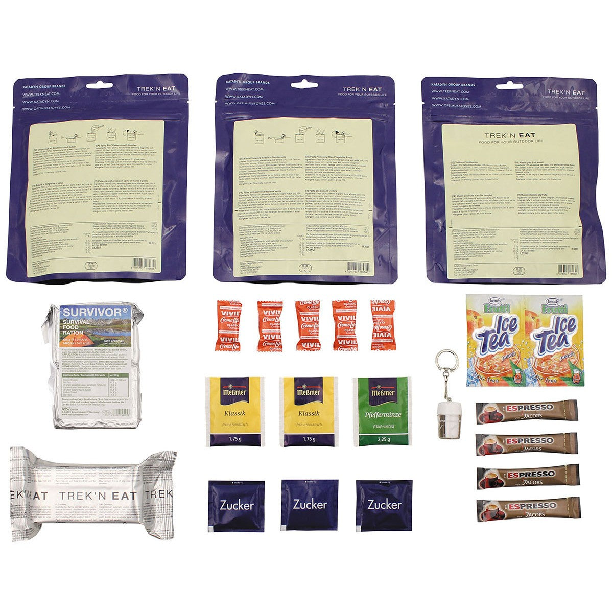 Trek 'n Eat Tagesration Typ IV – vegetarisch, 3094 kcal