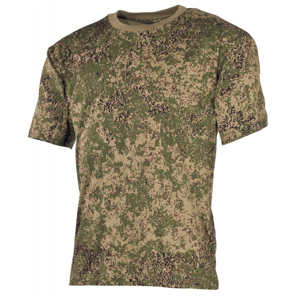 MFH US Army T-Shirt halbarm Digital-Tarnmuster 100% Baumwolle