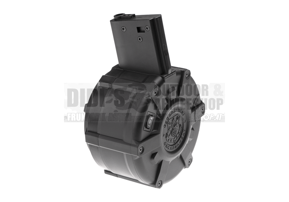 G&G Drum Mag M4 Auto-Winding 2300 Schuss inkl. Akku