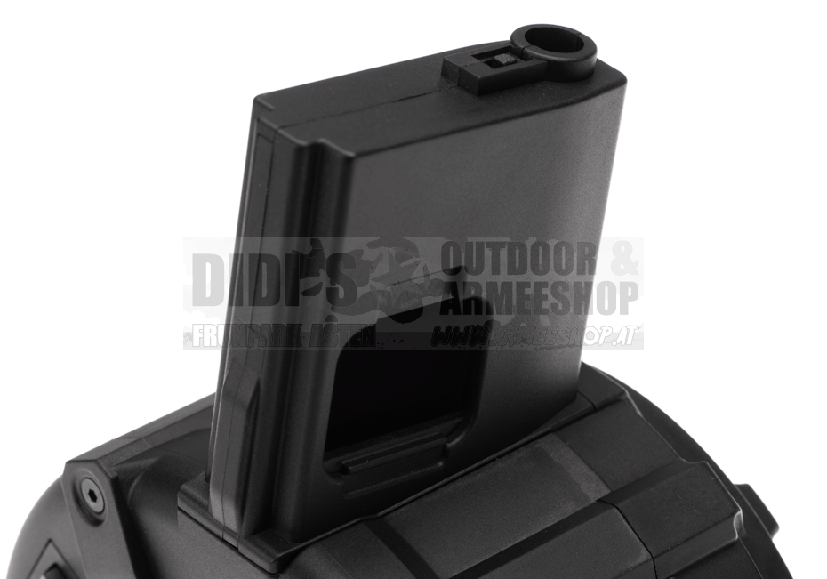 G&G Drum Mag M4 Auto-Winding 2300 Schuss inkl. Akku