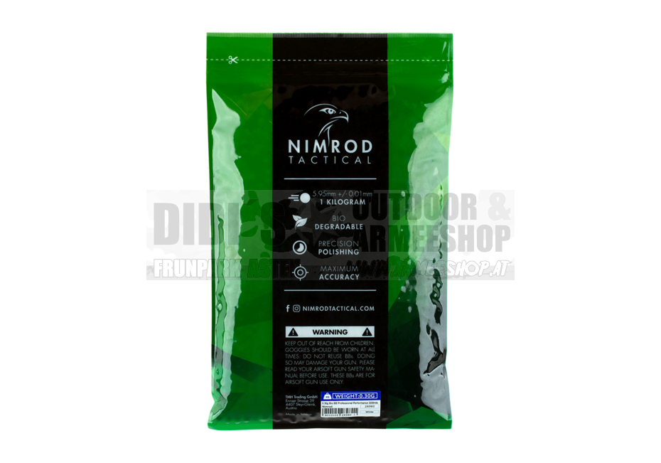 Nimrod Tactical Bio BB 0.30g Professional – 3335 Stück