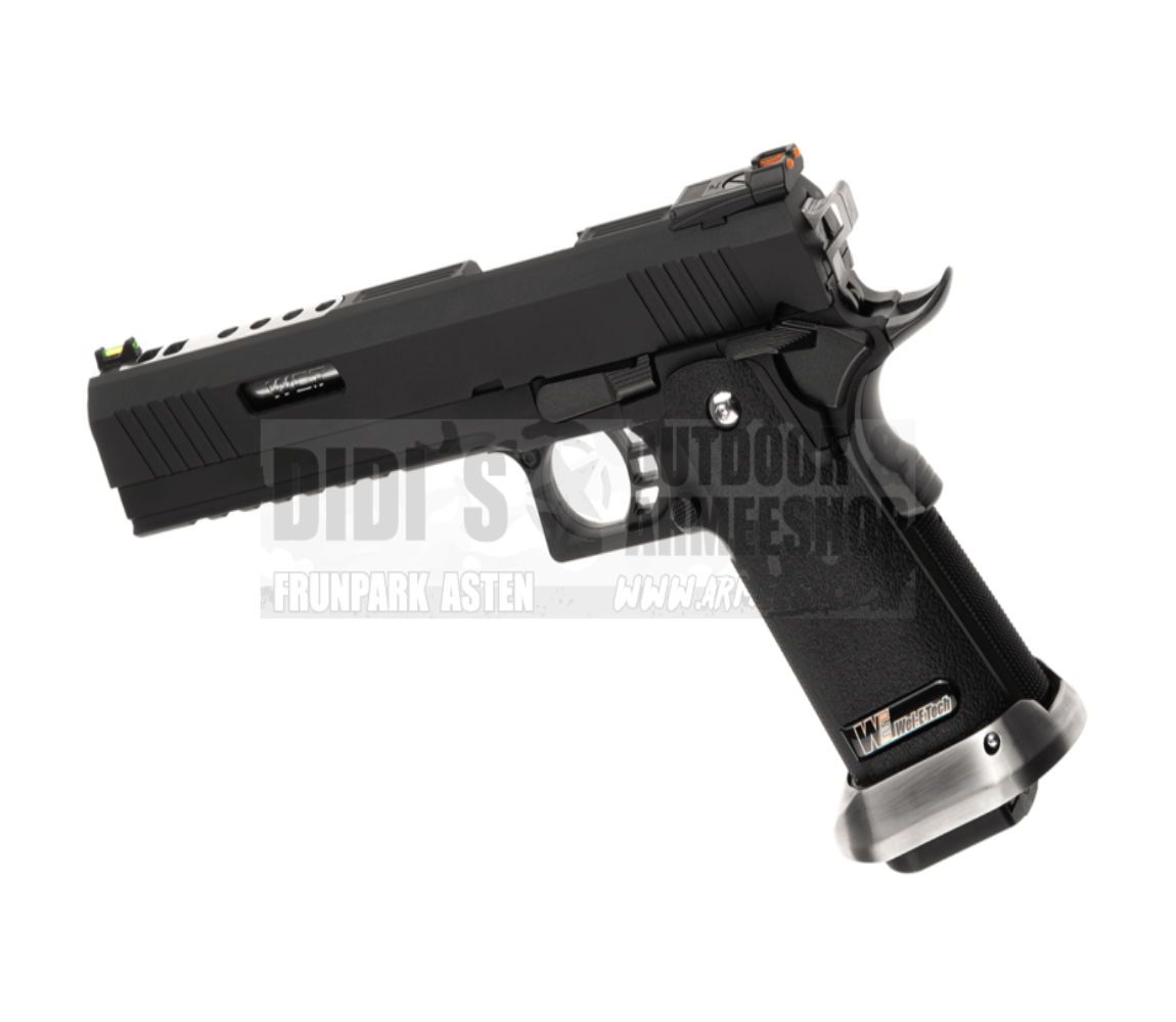 Hi-Capa 6 Force A Silver Barrel Full Metal GBB