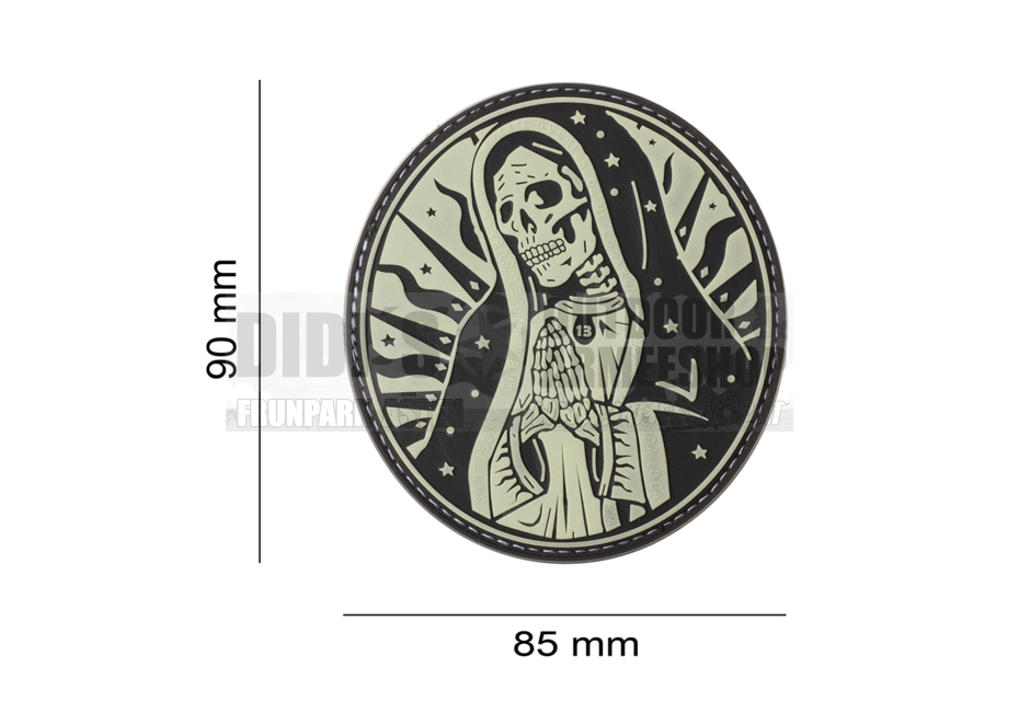 Santa Muerte Rubber Patch