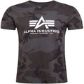 Alpha Industries T-Shirt Basic – 100% Baumwolle, Camo-Logo