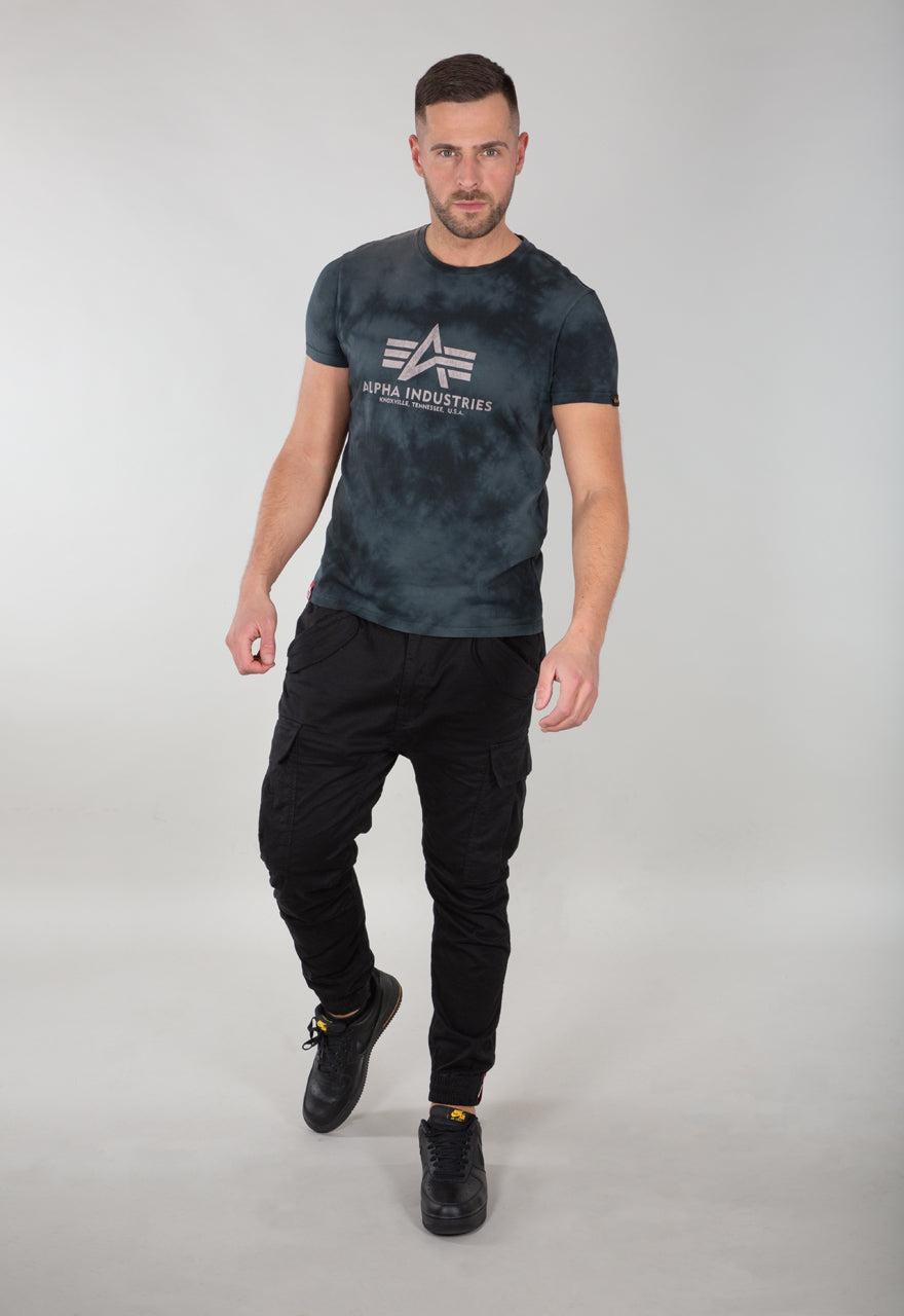 Alpha Industries Basic T-Shirt Batik Grey/Black Herren