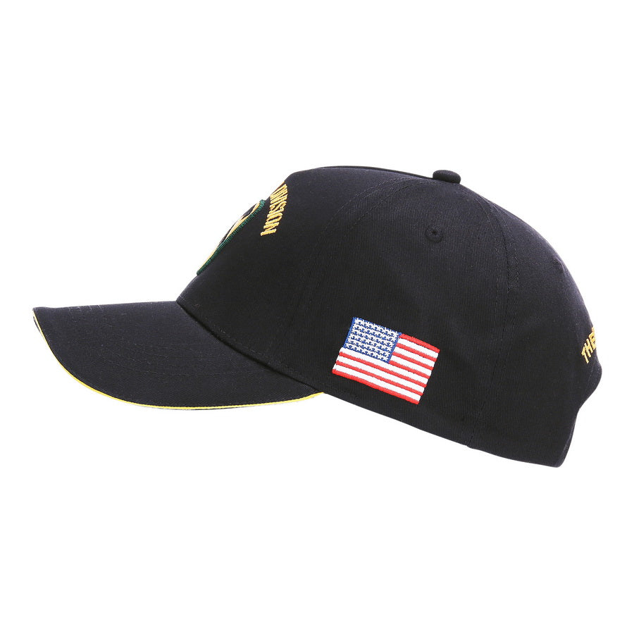 BB-Cap US Cavalry WWII 3D oliv / schwarz