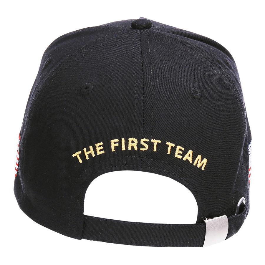 BB-Cap US Cavalry WWII 3D oliv / schwarz