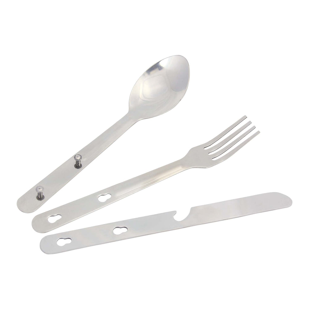 BCB Leichtes Besteckset – Messer, Gabel & Löffel für Outdoor