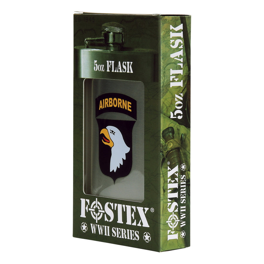Stainless Steel Flachmann 5 oz 101st Airborne
