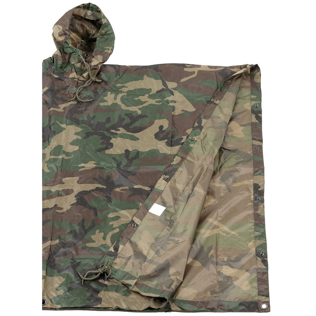 MFH Poncho Rip-Stop | Nässe­schutz, Zelt & Schlafsack | 144×223 cm