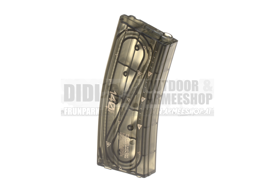 ARES M4 Midcap Magazin 140 Schuss – Transparent