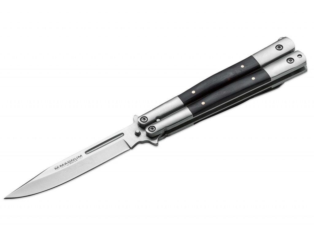Böker Magnum Balisong Butterfly-Messer, taktisch grau